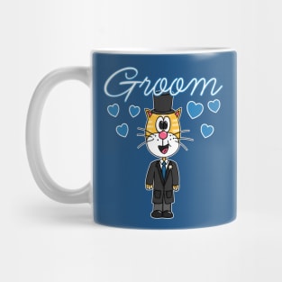 Bridegroom Cat Wedding Groom Bachelor Party Engagement Mug